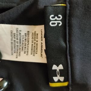 Under armour black golf shorts 36 waist free shipping
